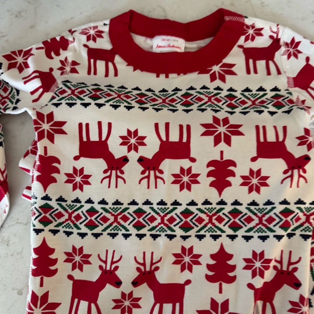 Hanna Andersson Red and White Holiday Sweater